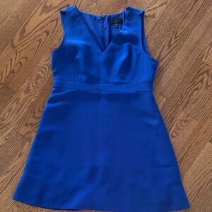 J. Crew Royal Blue Sleeveless Mini Dress